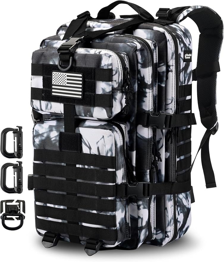 Black/White Camo