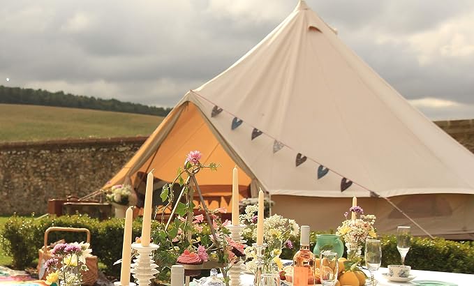 Beige Cotton Canvas