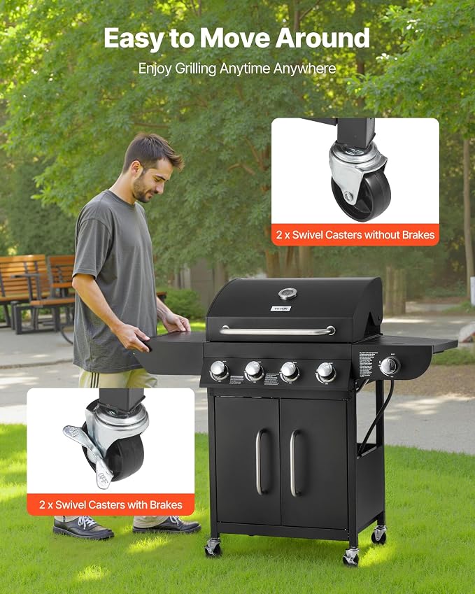 4+1 Burner Carbon Steel