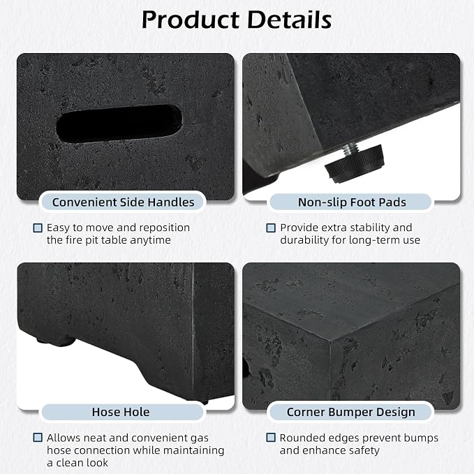 Black with Natural Texture