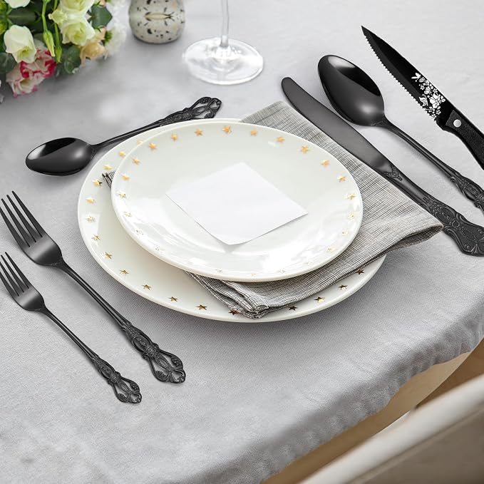 HT-48/Steak Knives-Black