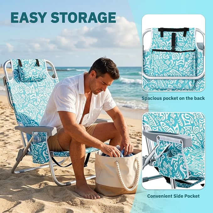 Teal Tribal Pattern
