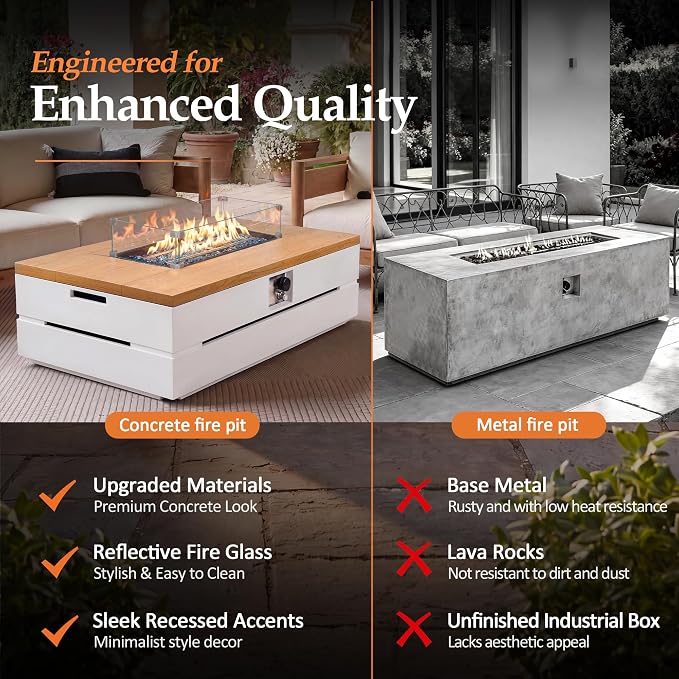Natural Wood Finish & Pure White
