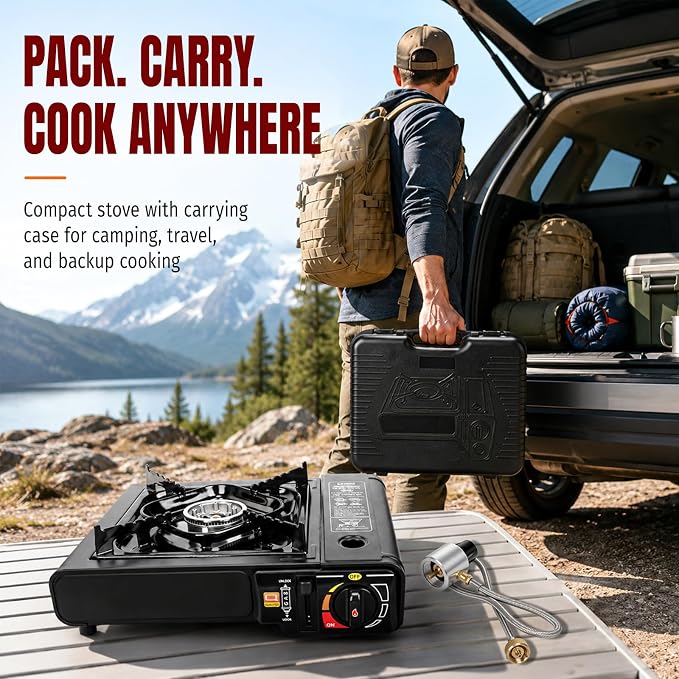 Black - 7800 BTU Dual Fuel