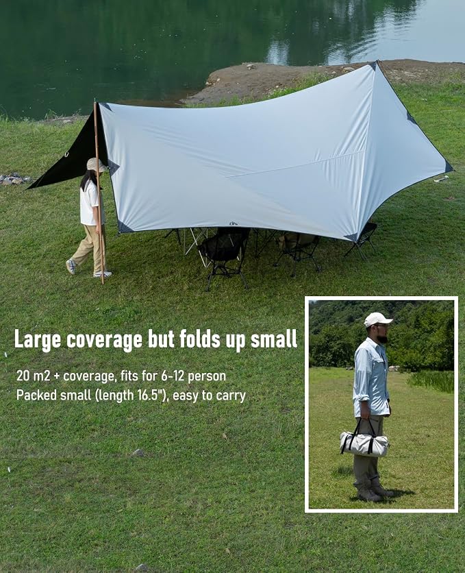 Tarp 18' × 17'9\