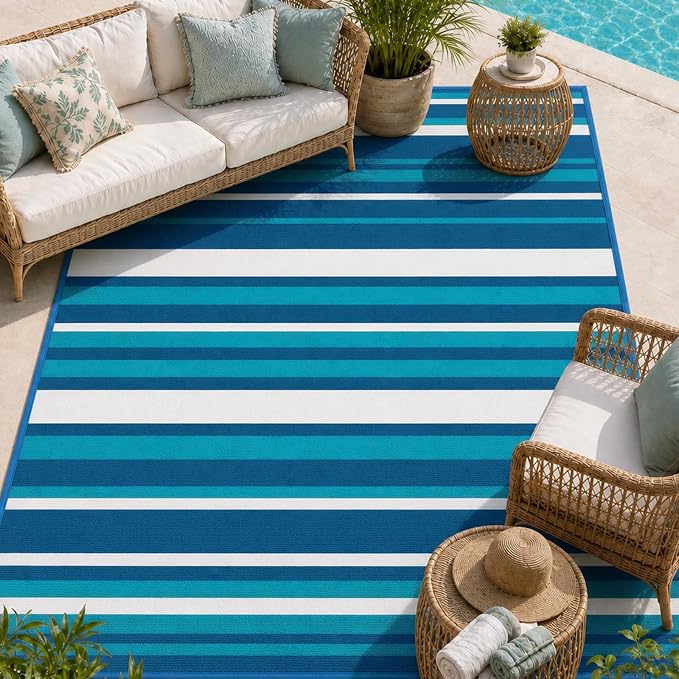 Blue White