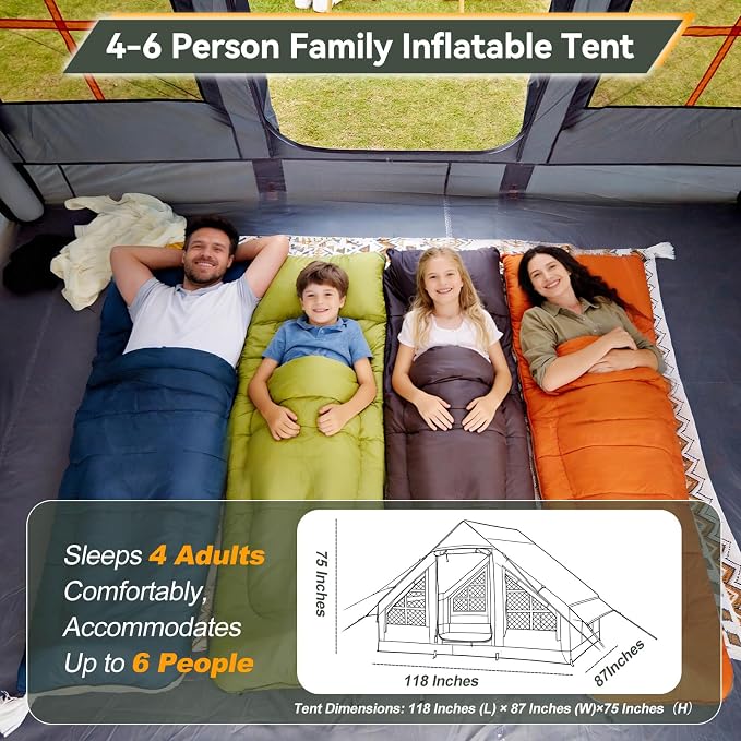 4-6 Person/Grey