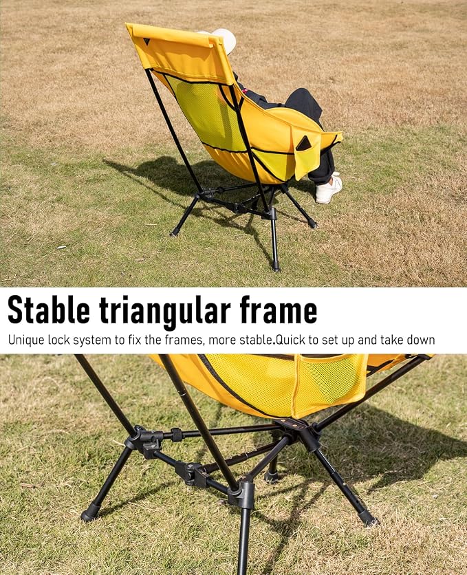 Yellow (Triangular Frame High Back)