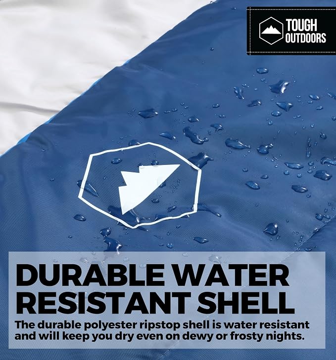 Adult Sleeping Bag - 40-60F Temperature Rating