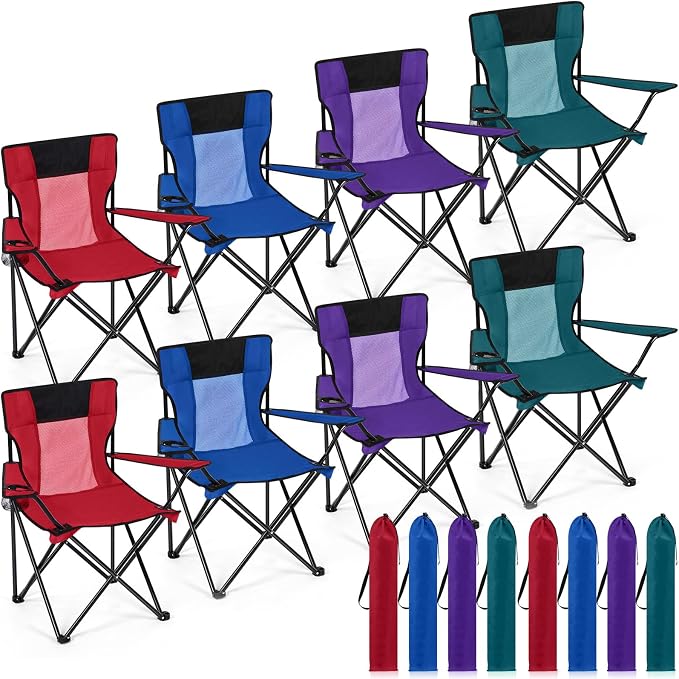 Bue, Purple, Red, Green