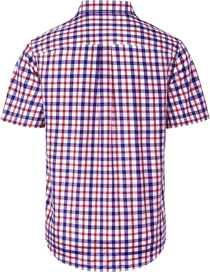 Red Navy Check
