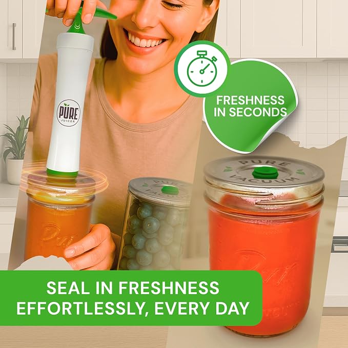 Mason Jar Vacuum Sealer Kit