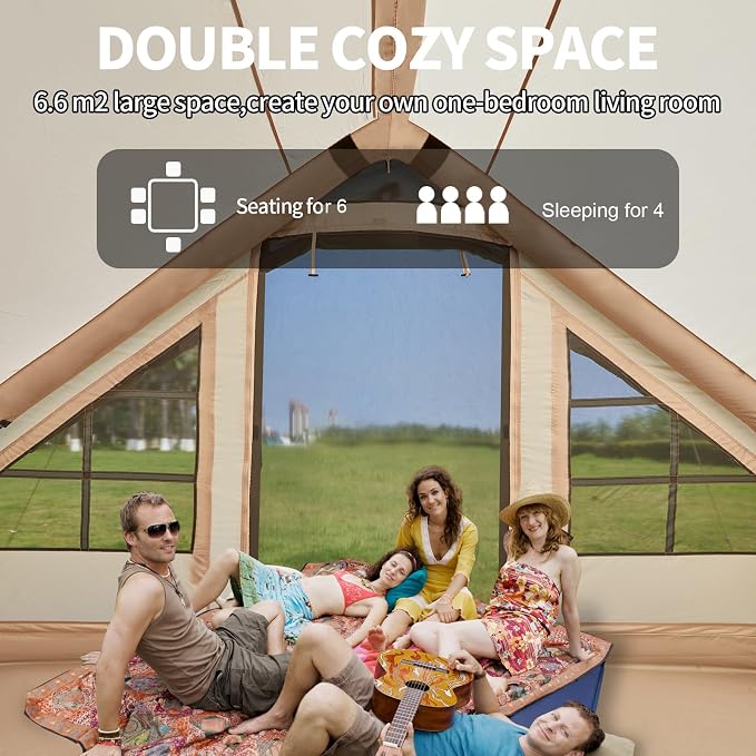 4 Person/Beige