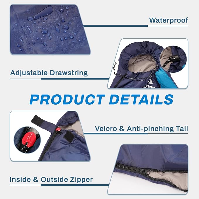 1-person, 1-pack, Navy Blue