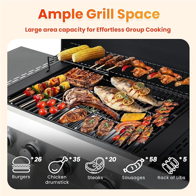 4-Burner, 49200 BTU