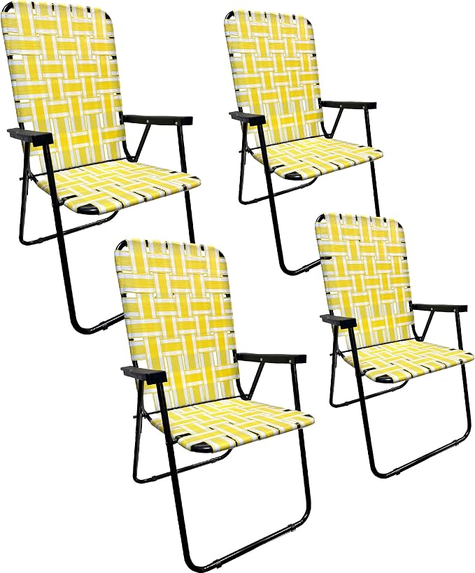 4 Pack Yellow Stripes