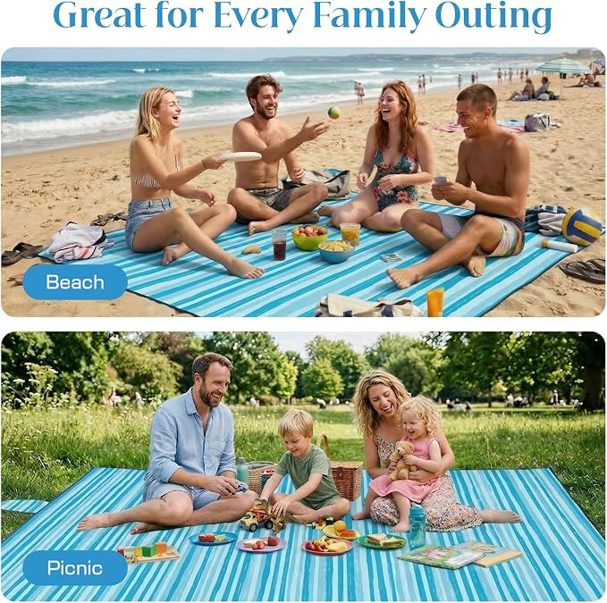 Blue Wave Stripes