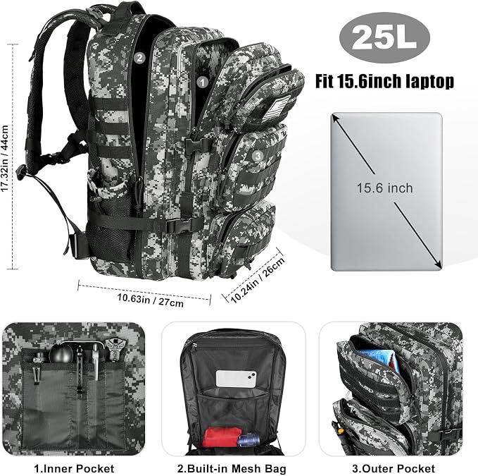 Black Digital Camo