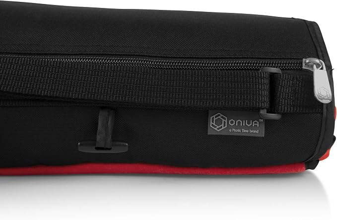 Red With Black Flap