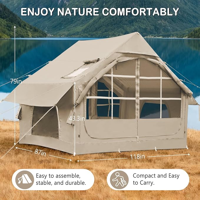 4-6 Person Skylight and Stove Jack/Beige