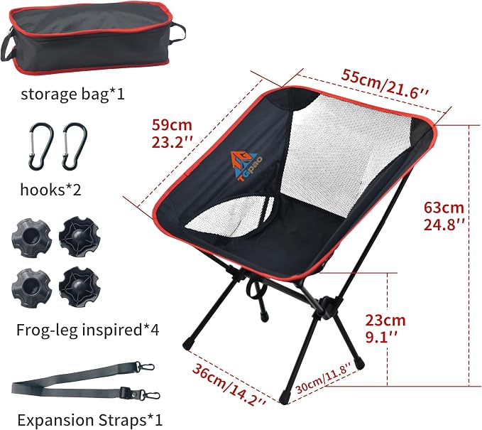 Low Backrest, Black and Red