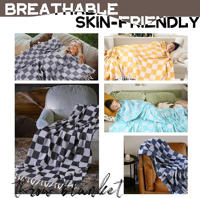 Checked Purple