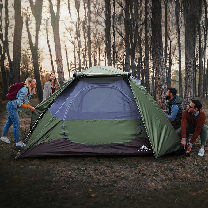 4 person- Dark green