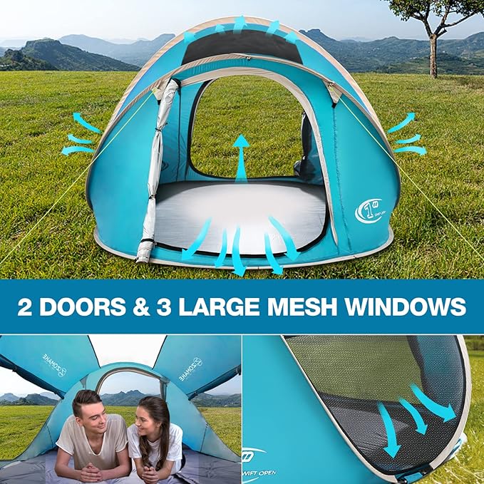 Lake Blue 3-4 Person