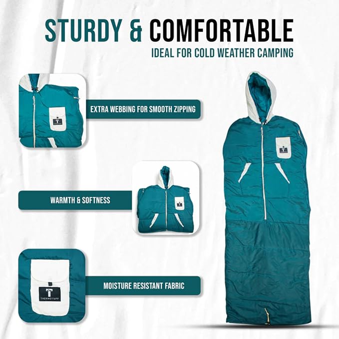 Teal & White