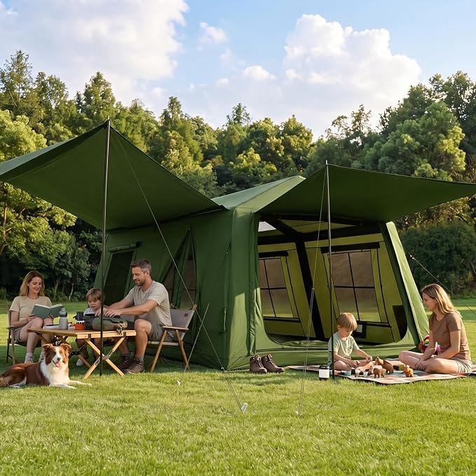 Green 8 Person