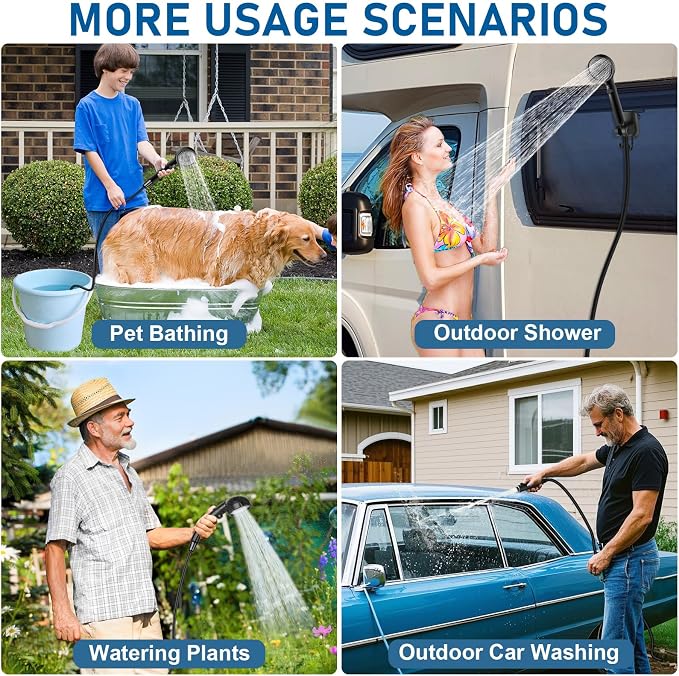 Portable Shower with Heater(No Tent Included))