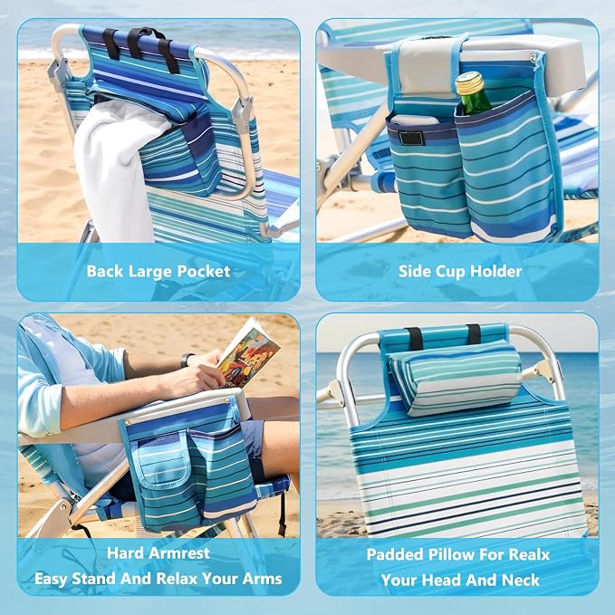 2 Pack Green Stripe