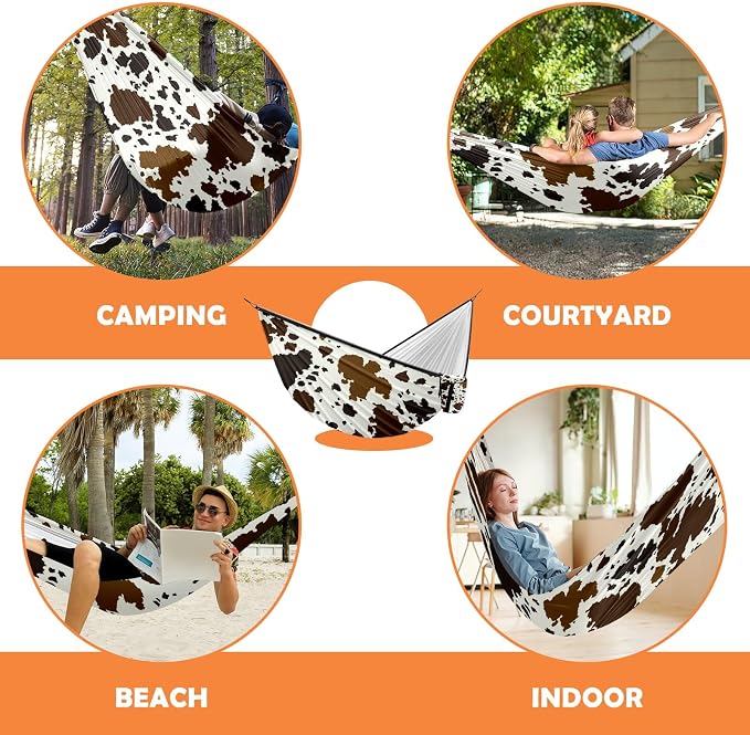 Western Brown Cow Print