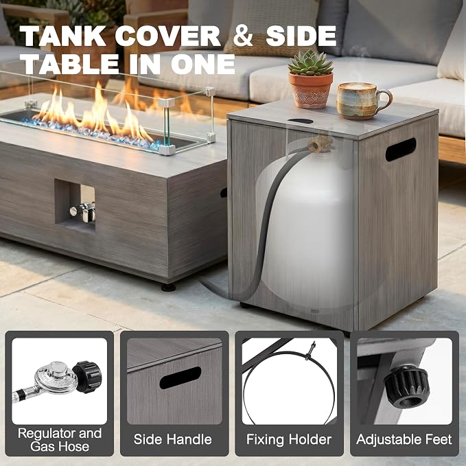 Rectangle Cement Gray