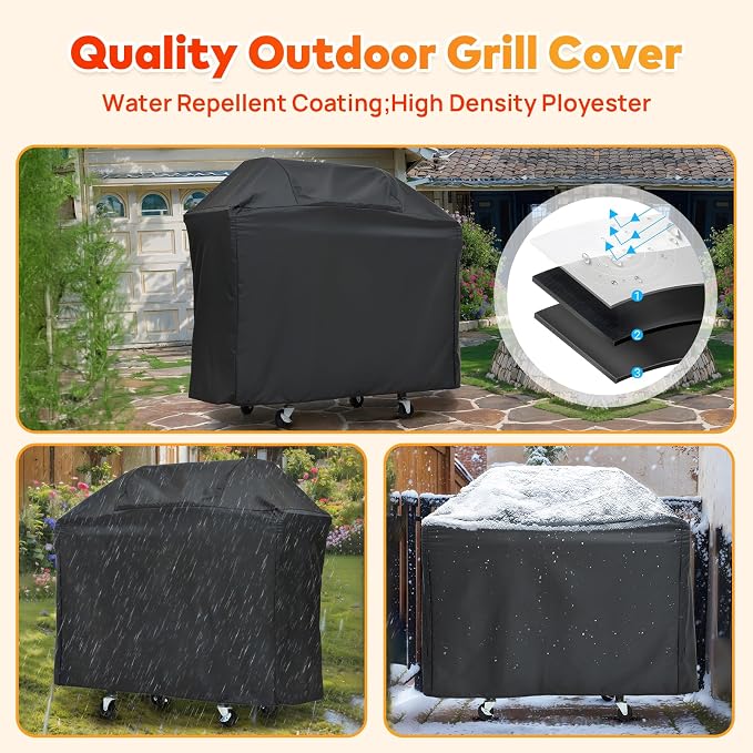 3-Burner, 40500 BTU + Cover
