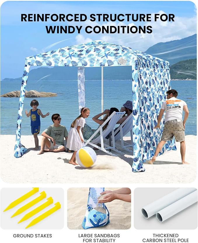 8' x 8' Sea Life Dual-Fold