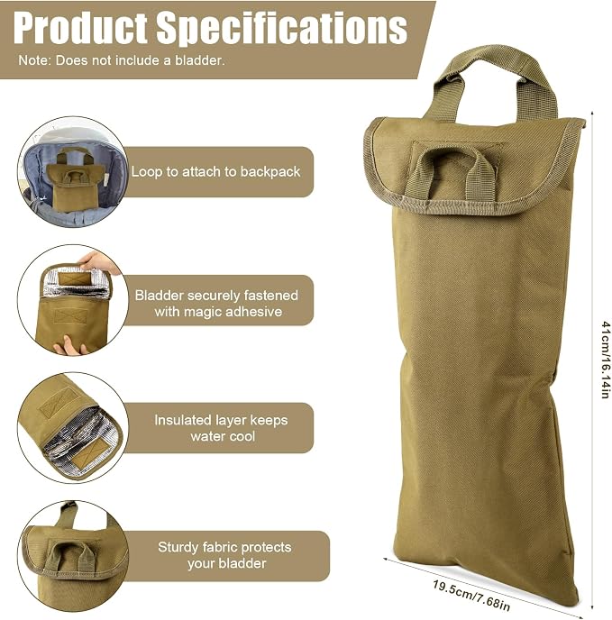 Khaki, No Bladder Included
