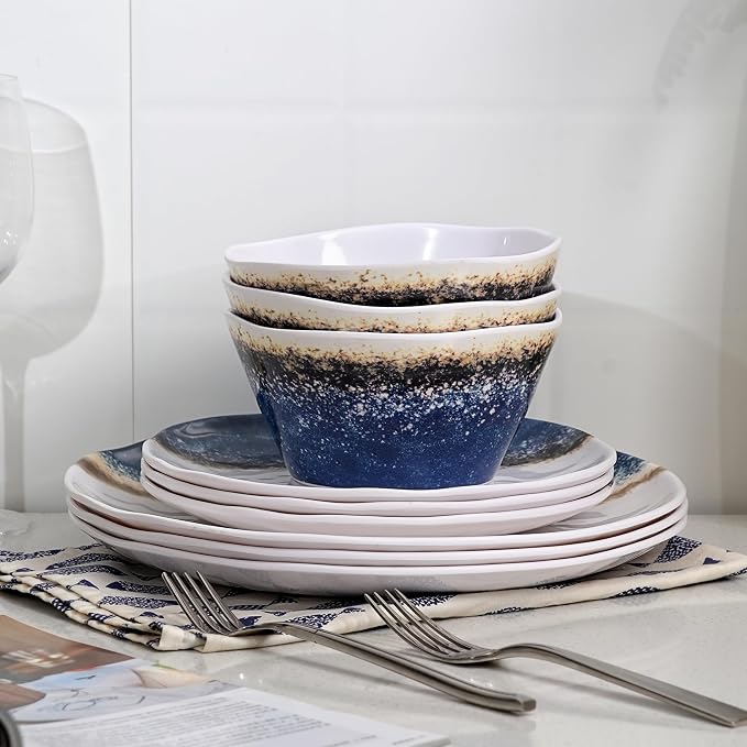 Cobalt Blue and White
