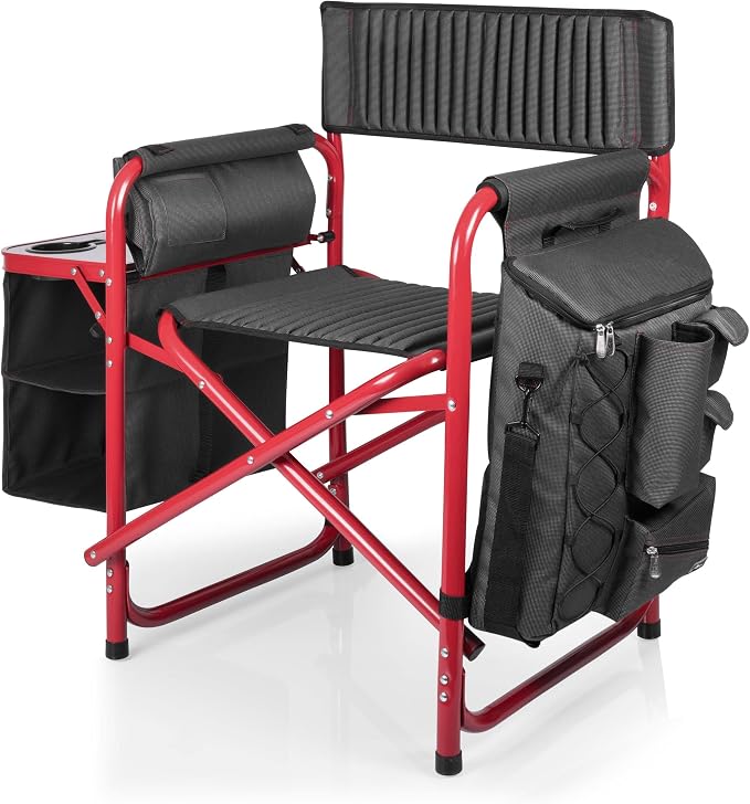 Dark Gray With Red Accents