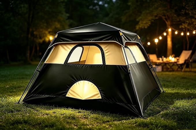 4 Person Black