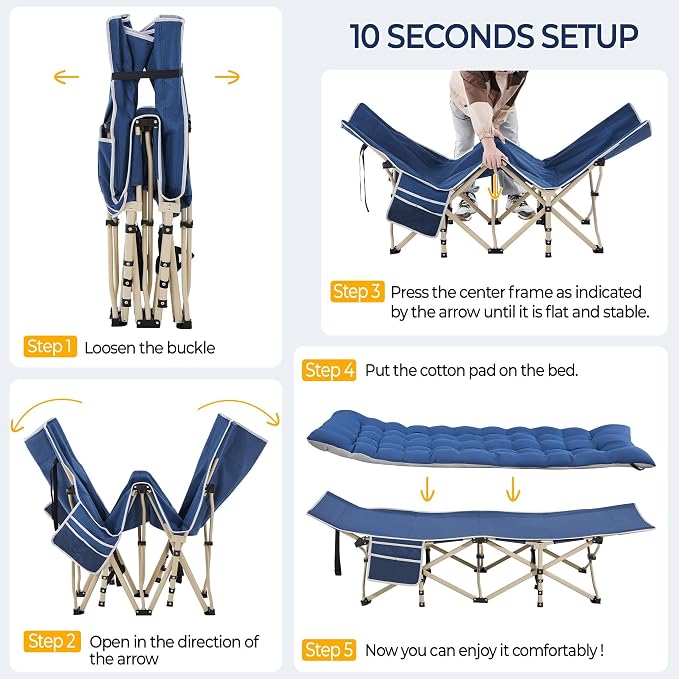 Blue Cot/Blue Pad