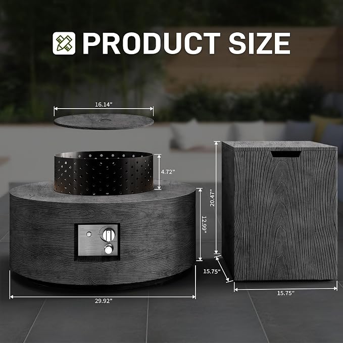 Dark Gray w Warm LED