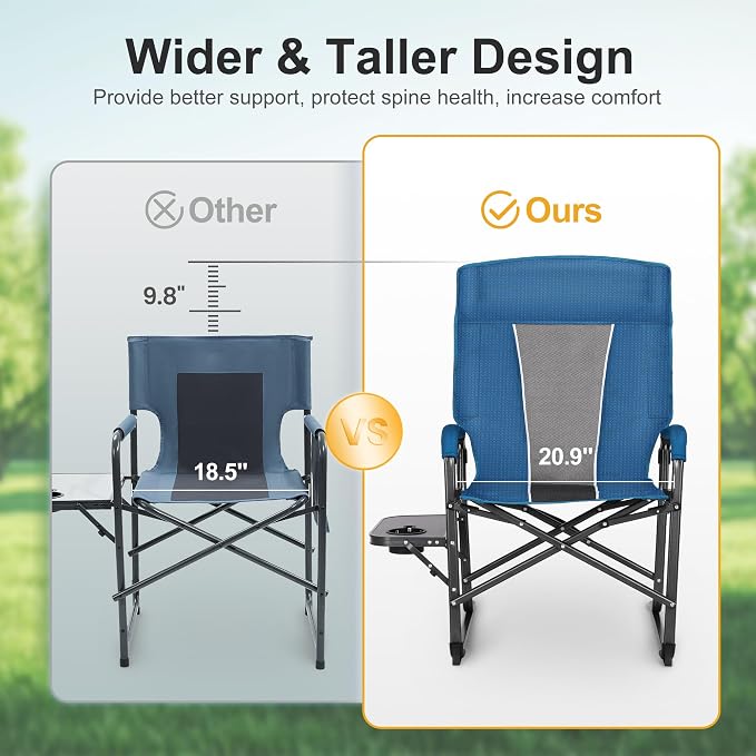 Navy-reclining Director Chair