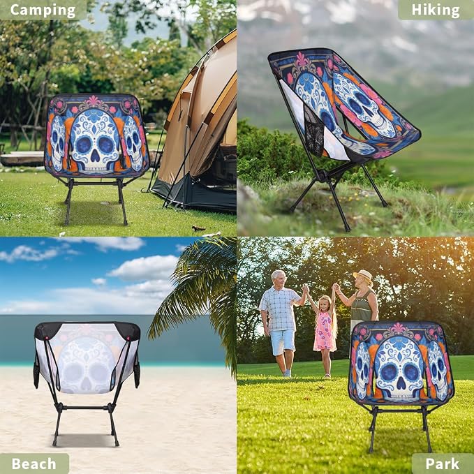 Ethnic Style Skull Floral Pattern