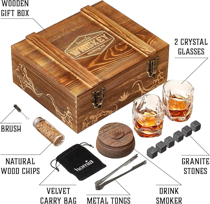 Whiskey Box - 2 Glasses