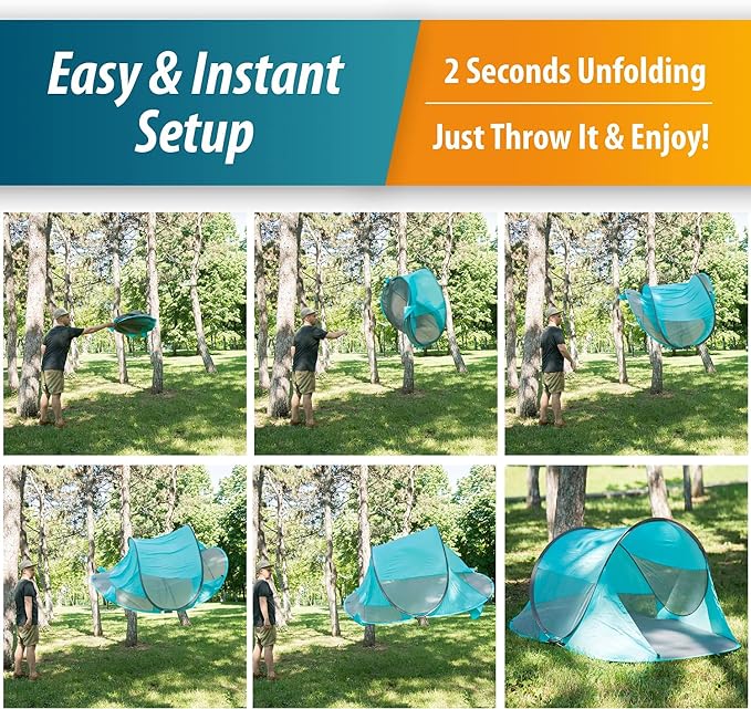 Light Blue Pop-up Tent
