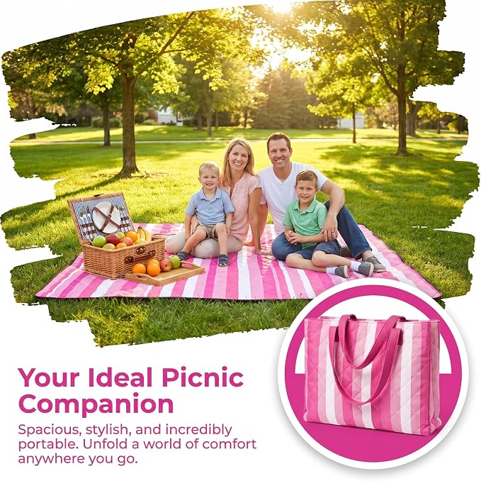 Pink and White Stripes