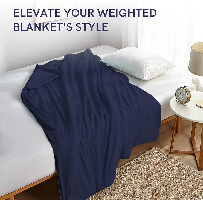 Cotton Removable Cover Navy