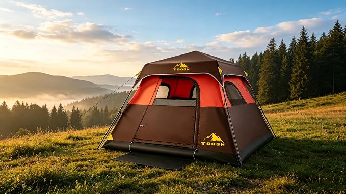 4 Person Brick Red