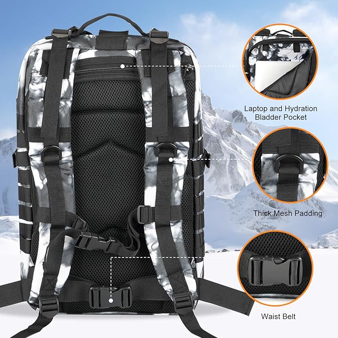 Black/White Camo